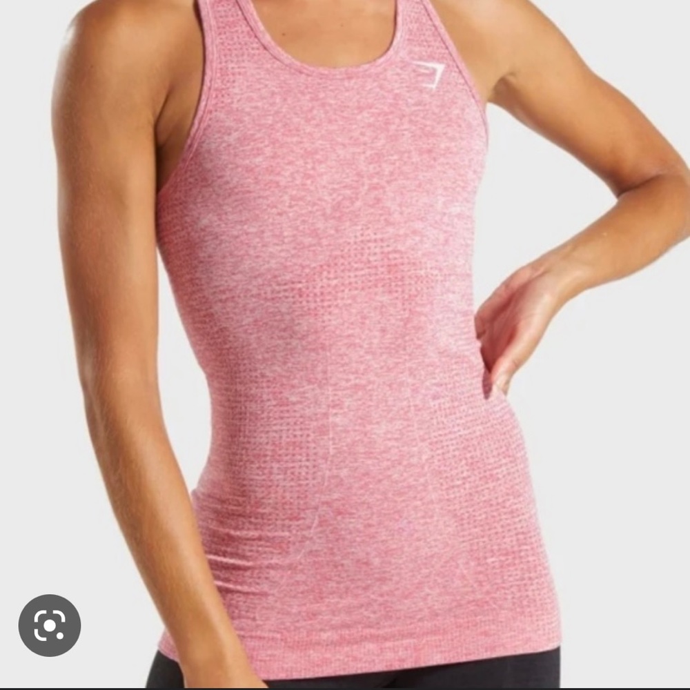 Gymshark Vital Seamless Vest-Pink Marl